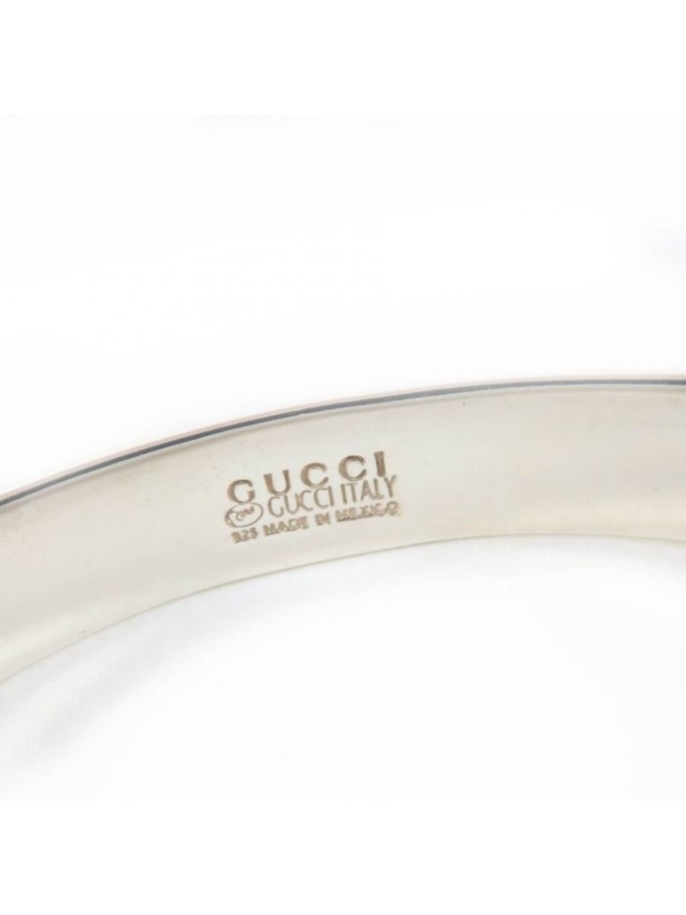 Gucci GG Bangle Bracelet Silver Weight - Picture 8 of 8